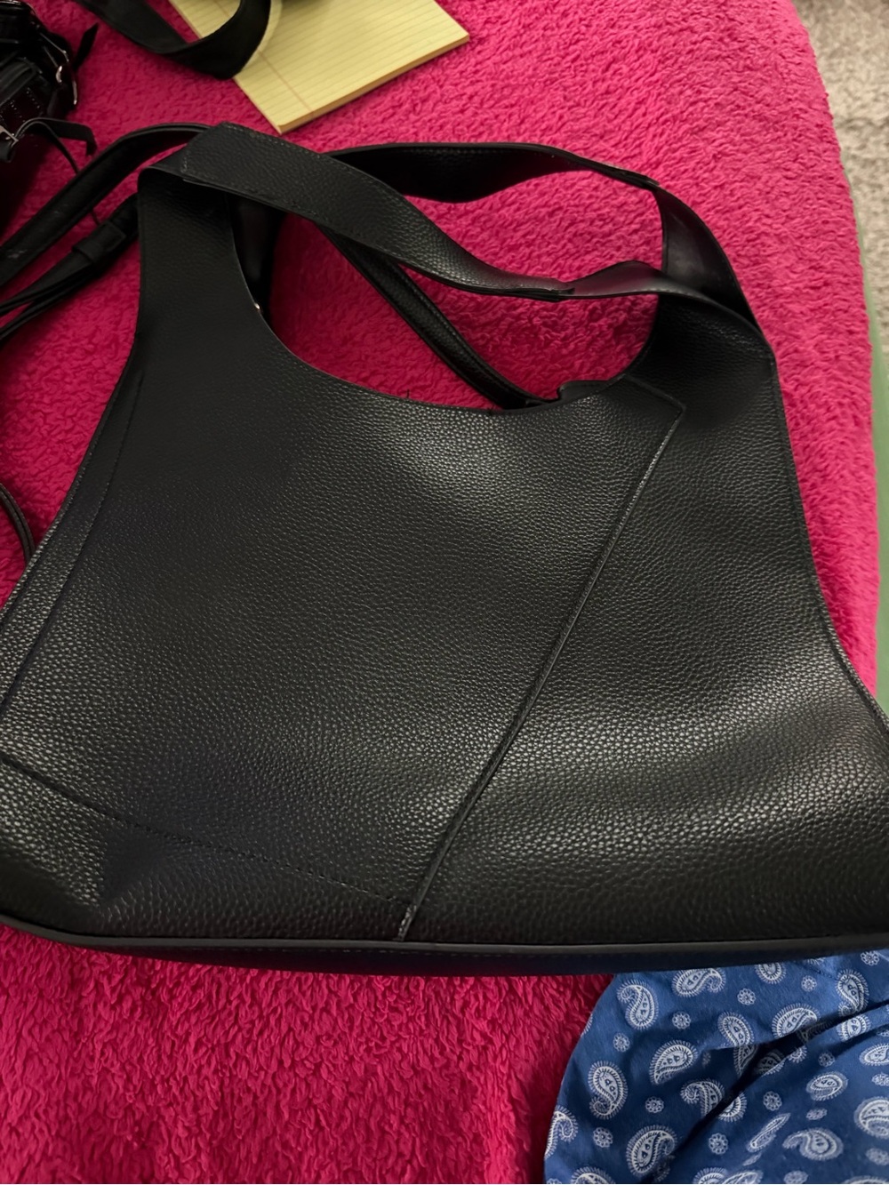 Classic Faux  Leather Tote Bag
